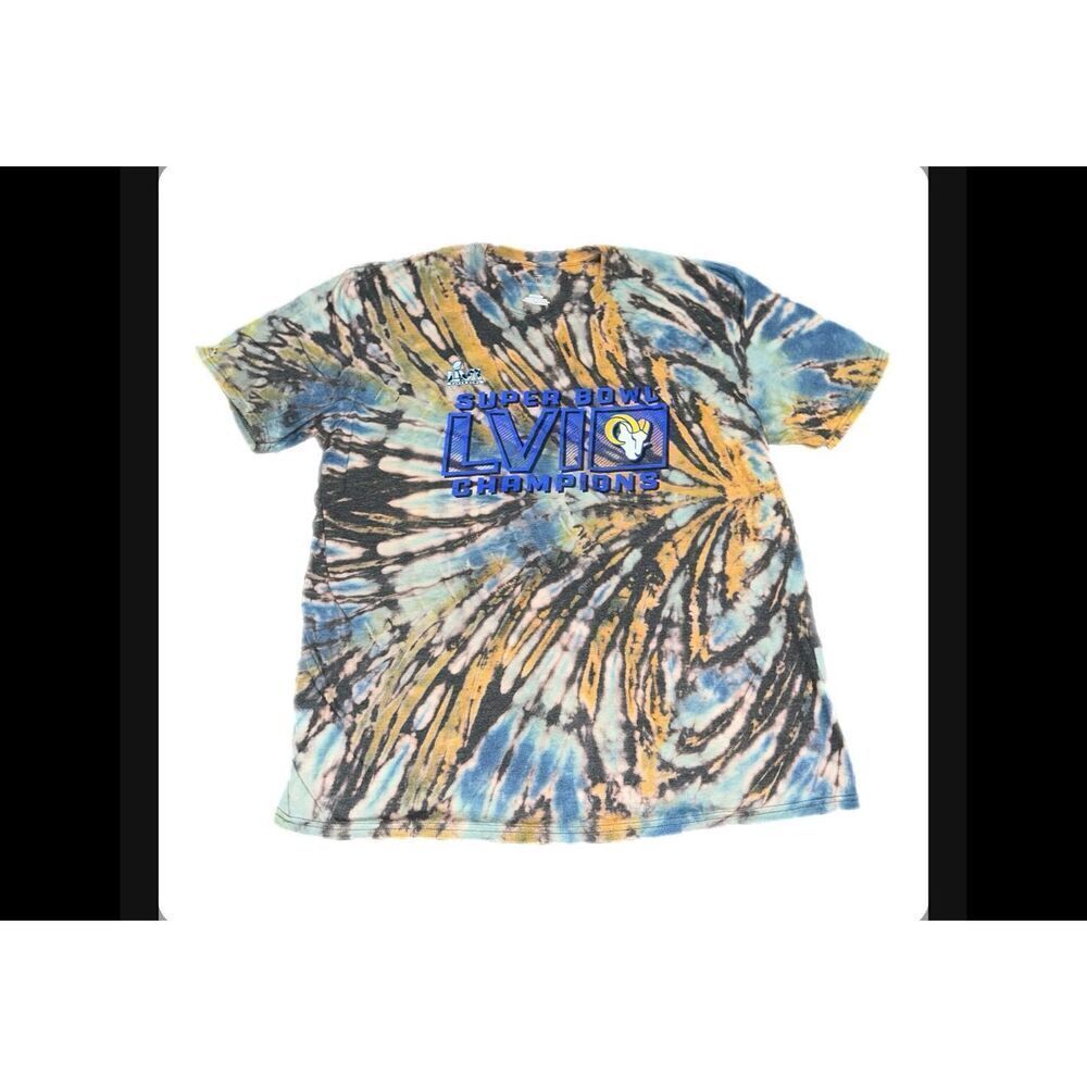 Los Angeles Rams Super Bowl LVI Champs Tie-Dye Tee